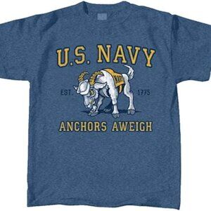 Joe Blow's T's Kids U.S. Navy Mascot - Anchors Aweigh Est. 1775 Youth T-Shirt